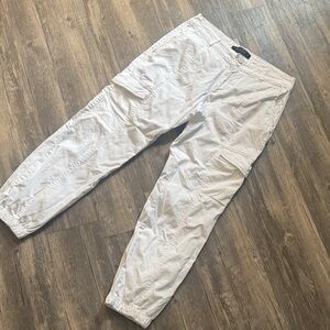 White Cargo Pants